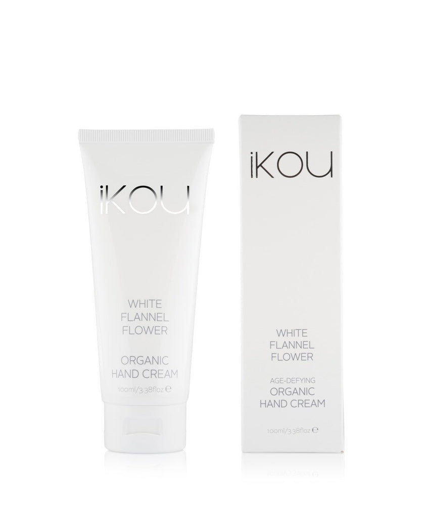 WHITE FLANNEL FLOWER ORGANIC HAND CREAM - iKOU