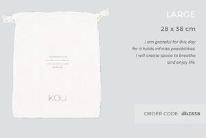 
                  
                    iKOU COTTON DRAW-STRING BAG LARGE
                  
                